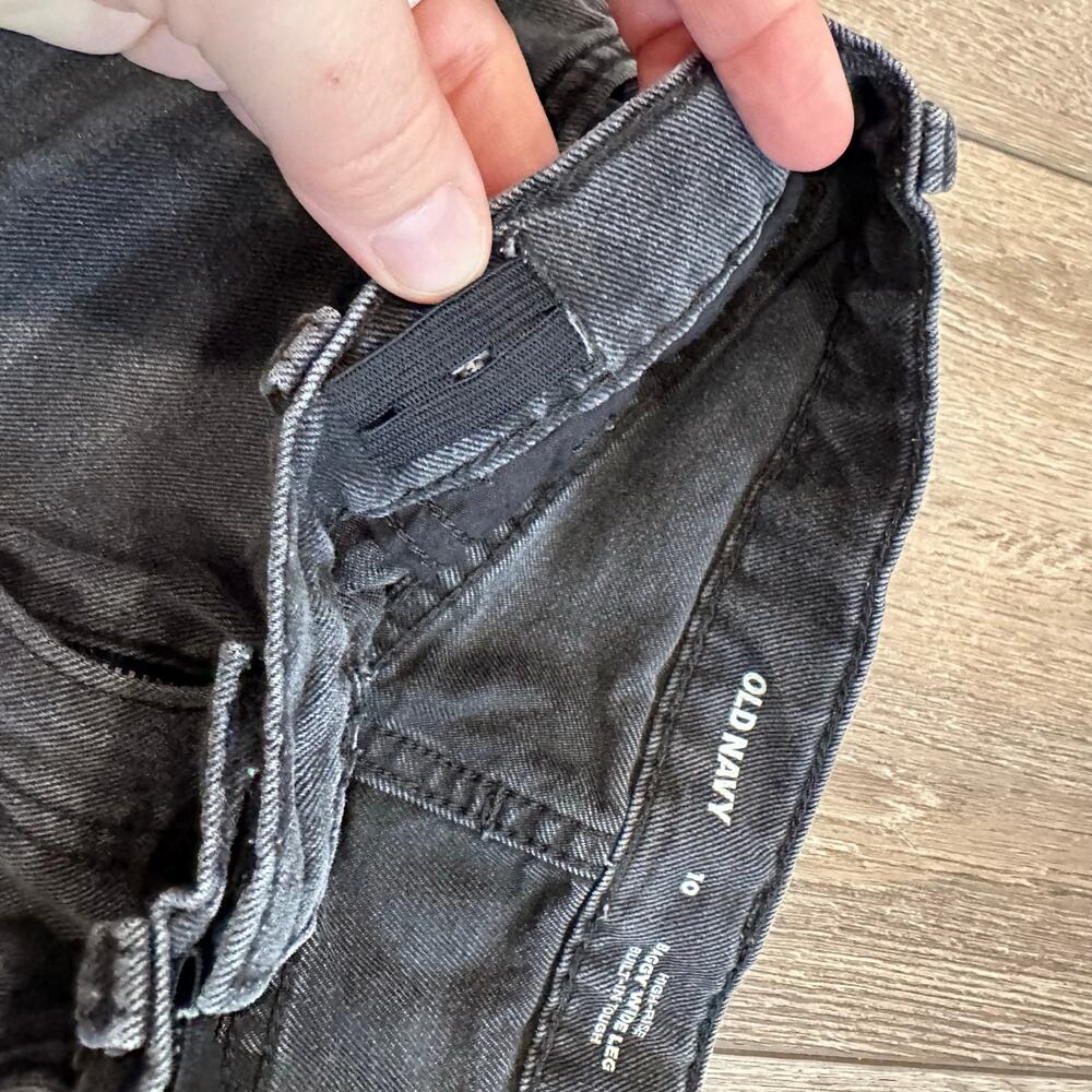 Old Navy Kids' High-Waisted Baggy Wide-Leg Jeans - Size 10 - Picture 7 of 8